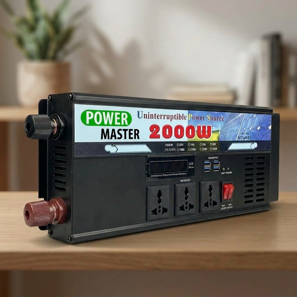 Power Master 2000W Modified Sine Wave Inverter with Charger 24V