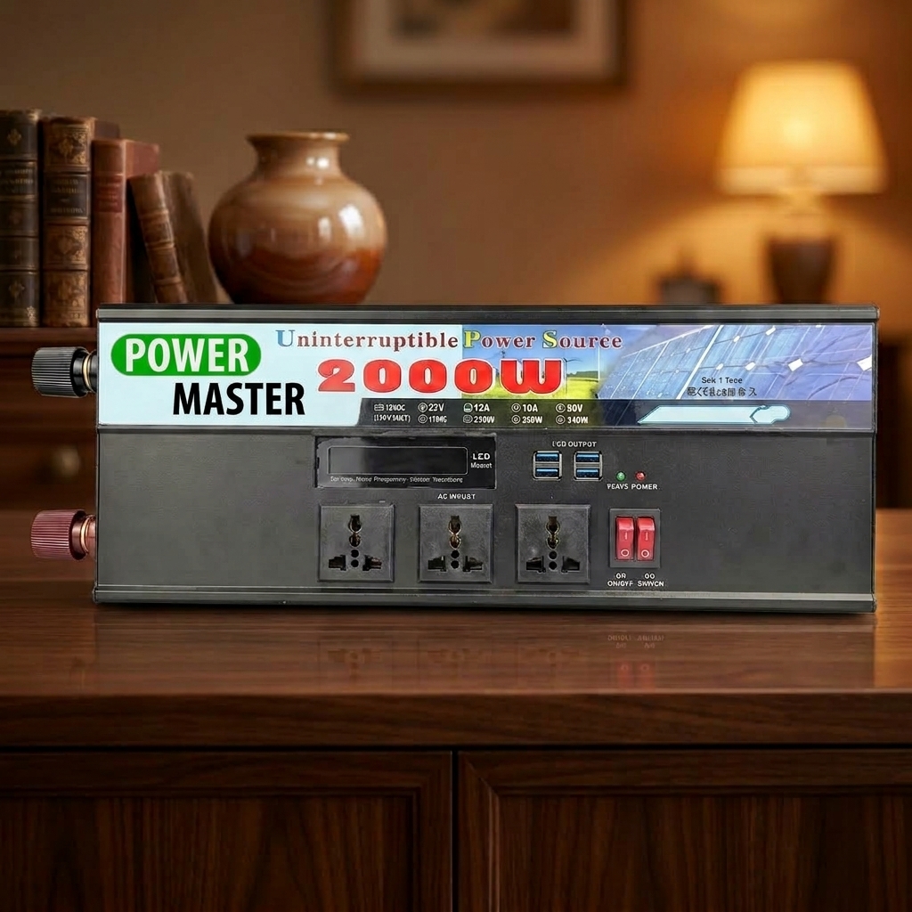 Power Master 2000W Modified Sine Wave Inverter with Charger 24V
